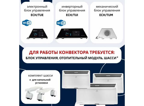 Блок управления конвектора Electrolux Transformer Electronic 3.0